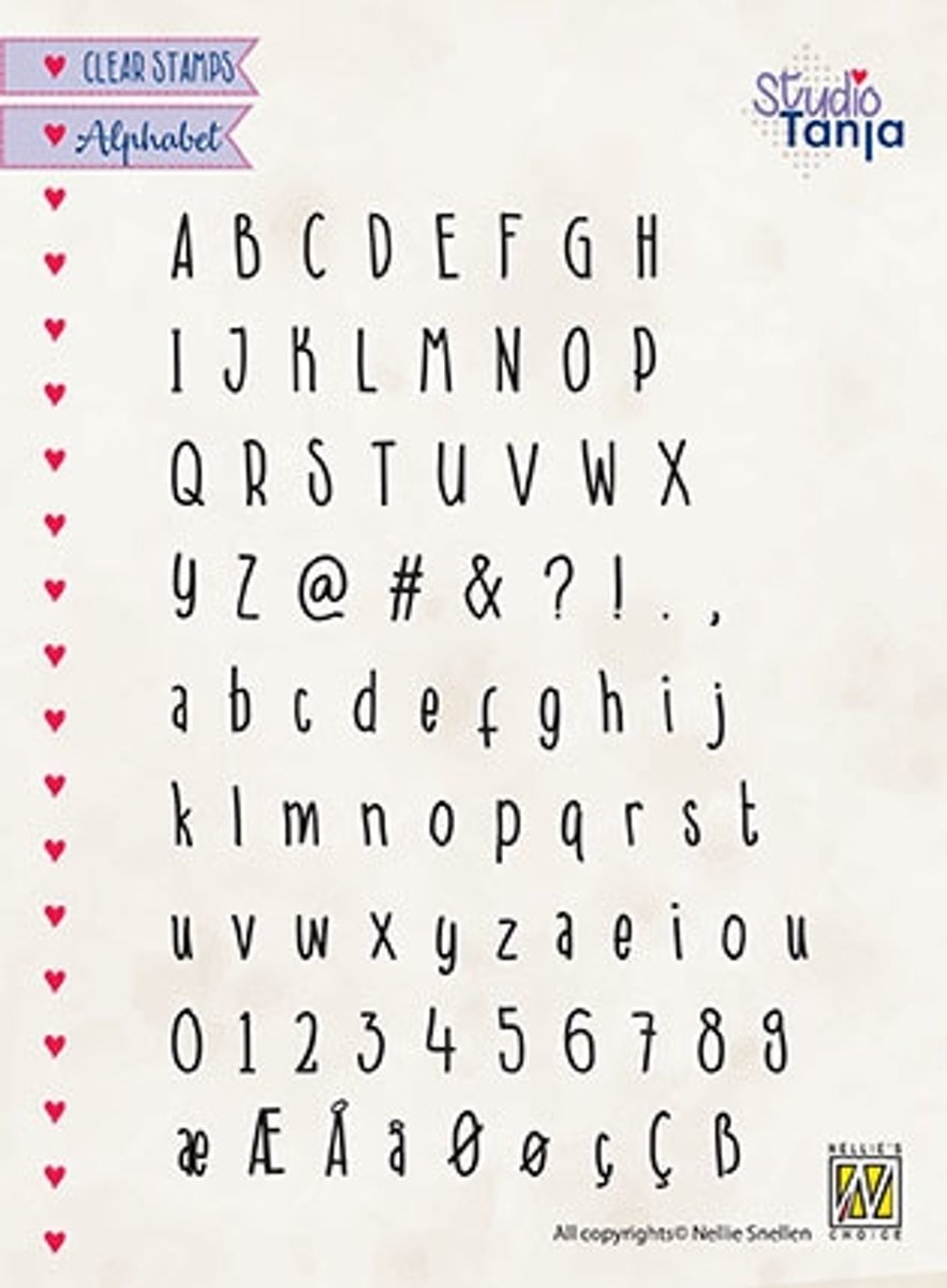 ALCS005 Clear Stamps Alphabet Javi